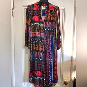 Farm Rio Shirt Dress Medium